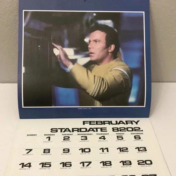 Star Trek Star Date Calendar 1982 - Picture 2 of 6